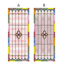 New Church Stained Glass Film, Windows Electrostatic Scrub Opaque Decorative Stickers Stained Glass Window Privacy Film