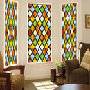 Custom size window film Glass films Stained European mosaics Church Translucent opaque static cling adhesive privacy stickers