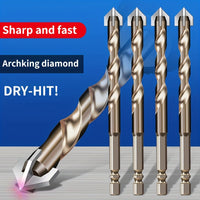 Set de Brocas de Aleación 7PCS – 3mm a 12mm con Tecnología Dry-Hit