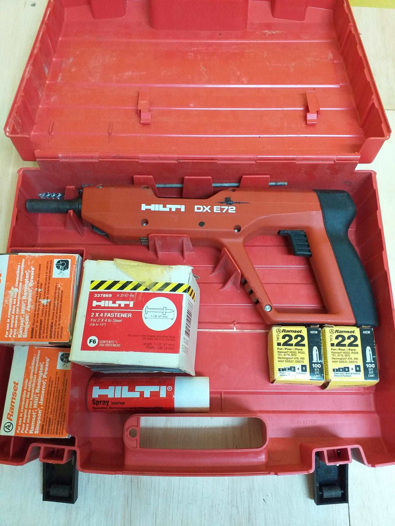 HILTI DX E72 Pistola de Clavos