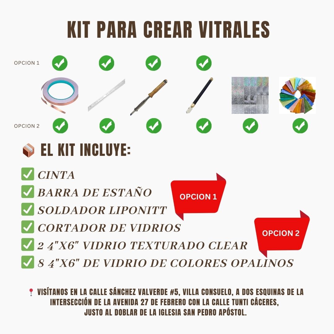 Kit Esencial para Crear Vitrales – Starter