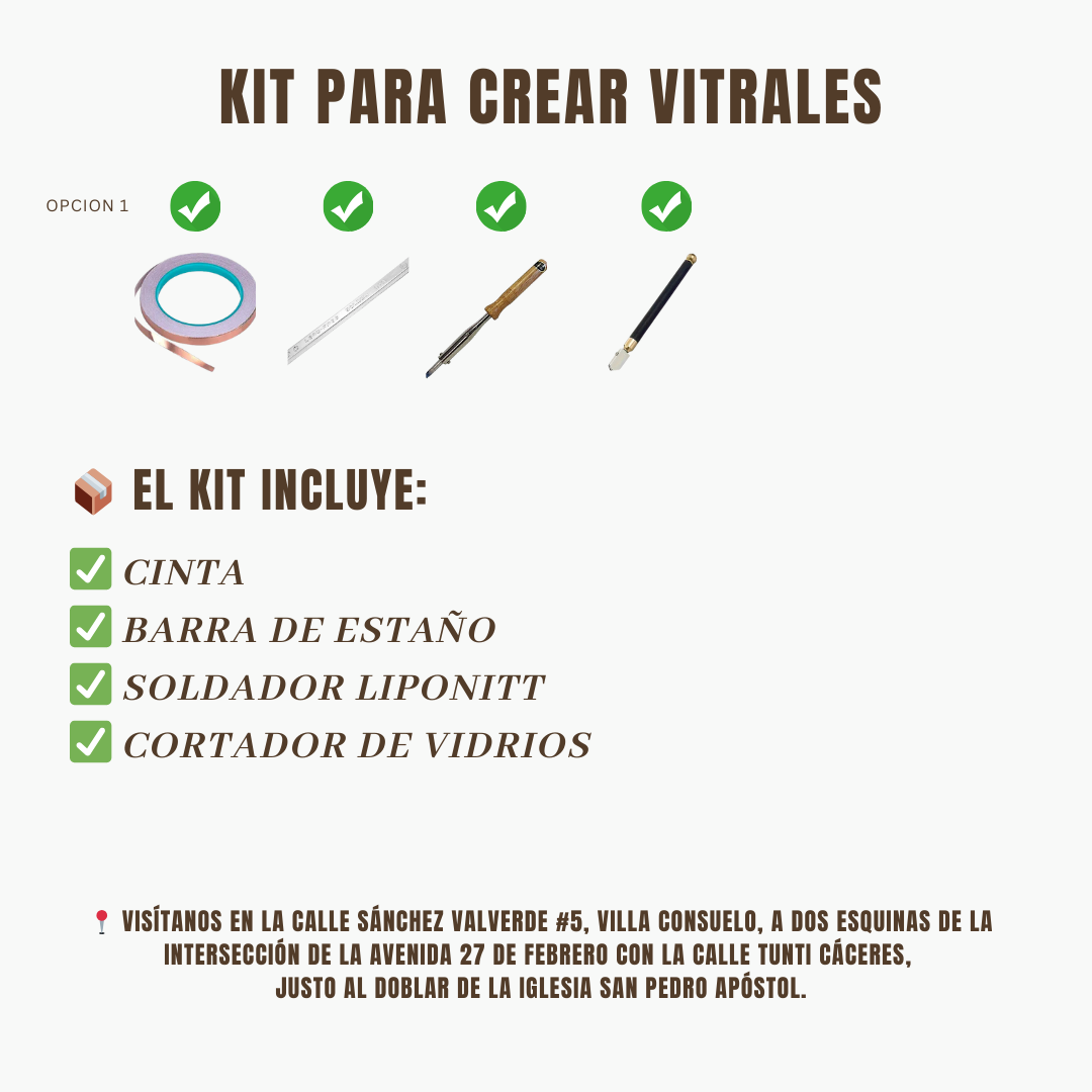 Kit Esencial para Crear Vitrales – Starter