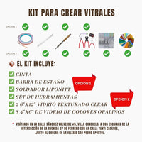 Kit Completo para Crear Vitrales – Profesional