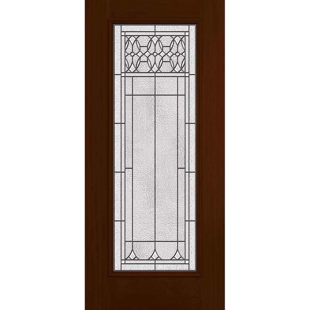 Puerta con Vitral de Líneas Elegantes - Diseño Clásico Personalizable